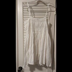 White Eyelet Summer Dress